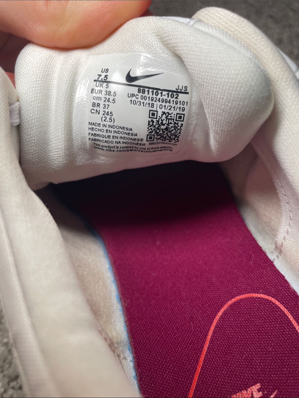 Nike Air Max 1 881101-102 - Picture 13 of 13